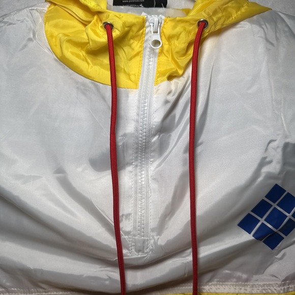 Polaroid Windbreaker Men's Sz Large Multicolor Hooded Supercolor Video Cassette - Picture 6 of 10